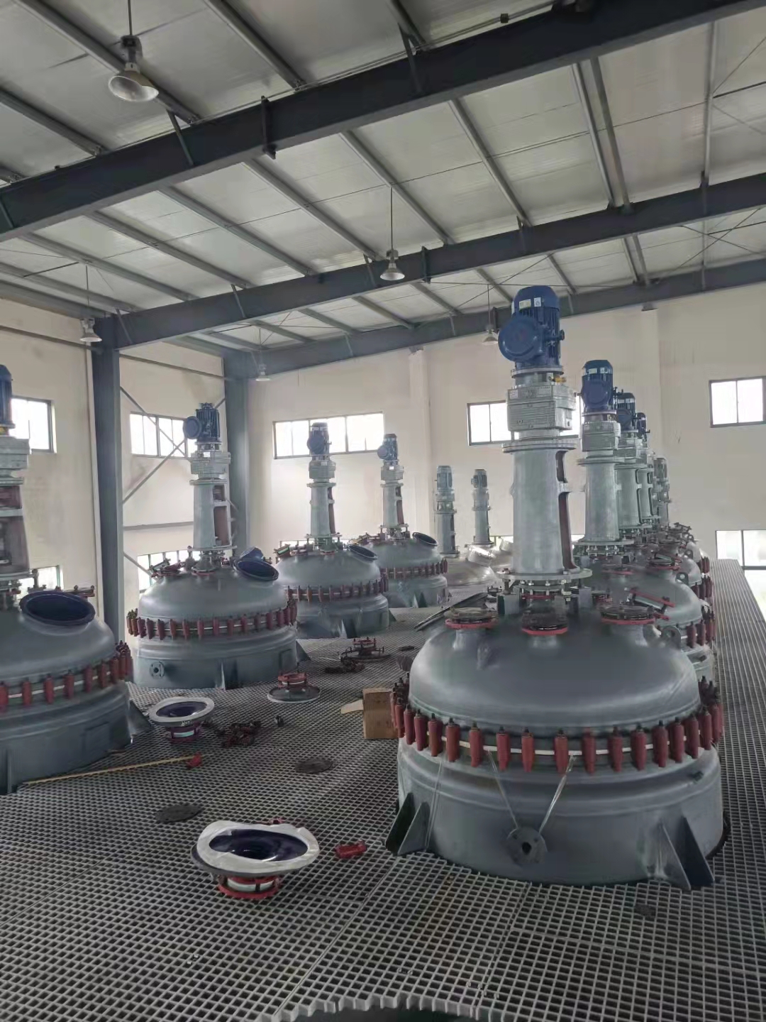 搪玻璃反应罐的空载运行